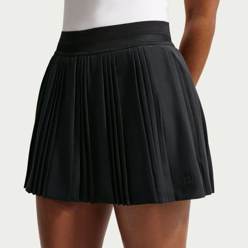 Nike DriFit Advantage Pleated Skirt FZ6512-010 Black Womens Tennis Nike DriFit Advantage Pleated Skirt FZ6512-010 Black Womens Tennis