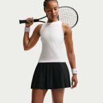 Nike DriFit Advantage Pleated Skirt FZ6512-010 Black Womens Tennis Nike DriFit Advantage Pleated Skirt FZ6512-010 Black Womens Tennis