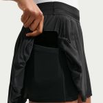 Nike DriFit Advantage Pleated Skirt FZ6512-010 Black Womens Tennis Nike DriFit Advantage Pleated Skirt FZ6512-010 Black Womens Tennis
