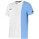 Babolat Play Crew Neck Tee White/Blue – Men