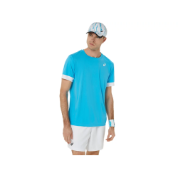 Asics Court SS top 2041A255-418 Digital Aqua Tennis Shirt