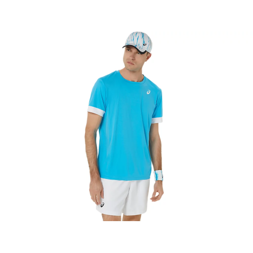Asics Court SS top 2041A255-418 Digital Aqua Tennis Shirt