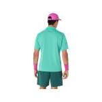 Asics Match Jacquard Polo SS Top 2041A387-300 Aurora Green Mens