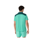 Asics Court Polo 2041A340-303 Aurora Green Mens Tennis Shirt Asics Court Polo 2041A340-303 Aurora Green Mens Tennis Shirt