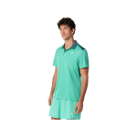 Asics Court Polo 2041A340-303 Aurora Green Mens Tennis Shirt Asics Court Polo 2041A340-303 Aurora Green Mens Tennis Shirt
