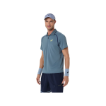 Asics Match Polo SS Top 2041A390-020 Ironclad Mens Tennis Asics Match Polo SS Top 2041A390-020 Ironclad Mens Tennis