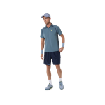 Asics Match Polo SS Top 2041A390-020 Ironclad Mens Tennis Asics Match Polo SS Top 2041A390-020 Ironclad Mens Tennis
