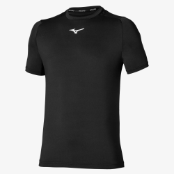 Mizuno Tennis Core Tee GAA001-99 Black Mens Tennis Shirt