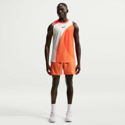 Nike NKCT DriFit Advantage Slam Tank Print MB IF1199-842 Turf Orange Mens Tennis