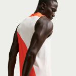 Nike NKCT DriFit Advantage Slam Tank Print MB IF1199-842 Turf Orange Mens Tennis