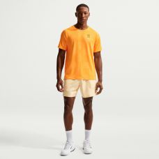 Nike NKCT DriFIt Advantage Top Print IB1064-845 Laser Orange Mens Tennis Top