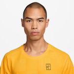 Nike NKCT DriFIt Advantage Top Print IB1064-845 Laser Orange Mens Tennis Top