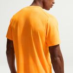 Nike NKCT DriFIt Advantage Top Print IB1064-845 Laser Orange Mens Tennis Top