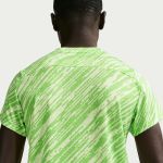 Nike NKCT DriFit Victory Top Print IB1530-307 Mean Green Mens Tennis Top