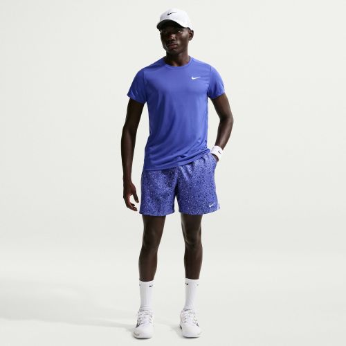 Nike NKCT Dry Victory Top FZ6921-430 Lapis Mens Tennis Shirt Nike NKCT Dry Victory Top FZ6921-430 Lapis Mens Tennis Shirt