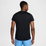 Nike NKCT Dry Victory Top FZ6921-010 Black Mens Tennis Shirt Nike NKCT Dry Victory Top FZ6921-010 Black Mens Tennis Shirt