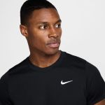 Nike NKCT Dry Victory Top FZ6921-010 Black Mens Tennis Shirt Nike NKCT Dry Victory Top FZ6921-010 Black Mens Tennis Shirt