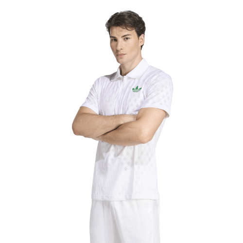 Adidas Polo Pro JL9675 – White Wimbledon 2025 Men’s Tennis Polo