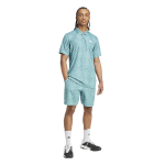 Adidas Club Graphic Polo JM1203 Teal Men's Tennis Polo
