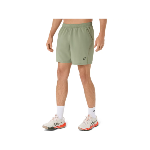 Asics Court 7inch short 2041A344-301 Khaki Green Mens Tennis Shorts