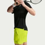 Nike NKCT DriFit Advantage 6inch Short FZ6913-750 Lemon Mens Tennis Shorts Nike NKCT DriFit Advantage 6inch Short FZ6913-750 Lemon Mens Tennis Shorts