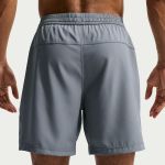 Nike DriFit 7inch Unlined Versatile Shorts DV9857-084 Smoke Grey Mens Training Shorts Nike DriFit 7inch Unlined Versatile Shorts DV9857-084 Smoke Grey Mens Training Shorts