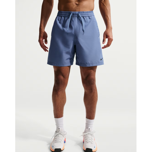 Nike DriFit 7inch Unlined Versatile Shorts DV9857-459 Indigo Storm Mens Training