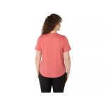 Asics Silver SS Top 2012D144-702 Dark Pink Clay Women's Tennis Shirt