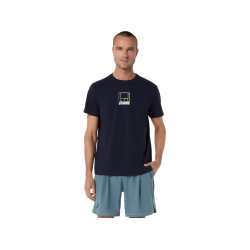 Asics Court Core Graphic Tee 2041A355-402 Midnight Mens T-shirt