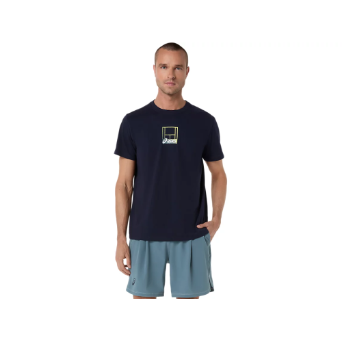 Asics Court Core Graphic Tee 2041A355-402 Midnight Mens T-shirt