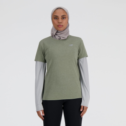 New Balance sport essential heather tee WT41190 IB