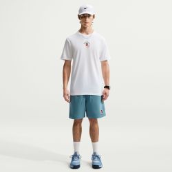 Nike DriFit Tennis Heritage T-Shirt IM6128-100 White Mens