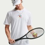 Nike DriFit Tennis Heritage T-Shirt IM6128-100 White Mens