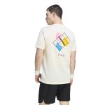 Adidas Tennis US Graphic T-Shirt KR2321 Beige Mens