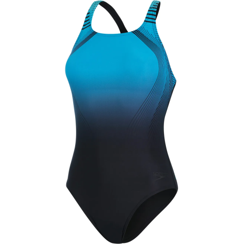 Speedo Digital Placement Medalist Swimsuit 8-12199H063 – Black