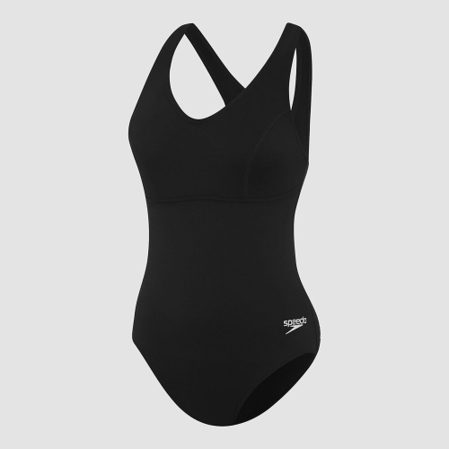 Speedo Contour Clipback One Piece Swimsuit (8-133210001) – Black