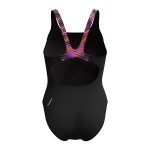 Speedo Hyperboom Splice Muscleback 8/11347015357 Black/Neon Violet Ladies Swimsuit