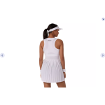 Asics Match Pleat Dress 2042A434-100 White Womens Tennis Dress Asics Match Pleat Dress 2042A434-100 White Womens Tennis Dress