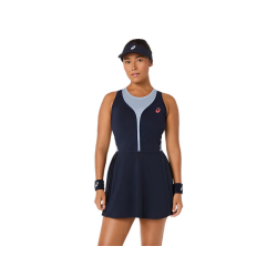 Asics Match Pleat Dress 2042A434-400 Midnight Womens Tennis