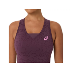 Asics Match Jacquard Dress 2042A458-500 Dark Aubergine Womens Tennis