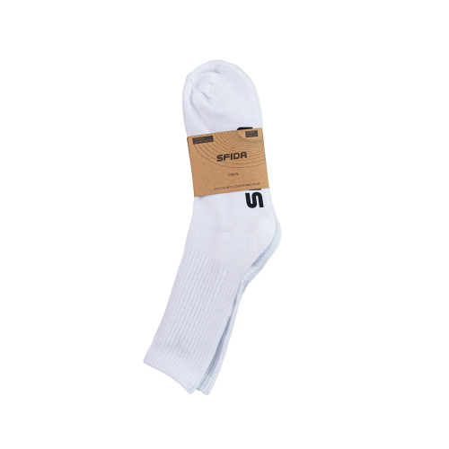 Sfida Crew Sock 3pack 11-14 White Sfida Crew Sock 3pack 11-14 White