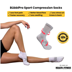 FCX Bubblepro Ankle Sock White