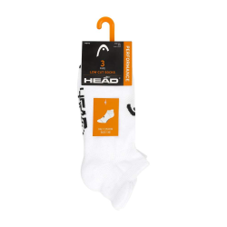 Head Half Cushion Low Cut sock white 3pack size 7-12 US