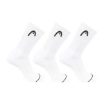 Head Half Cushion Crew sock white 3pack size 6-12 US