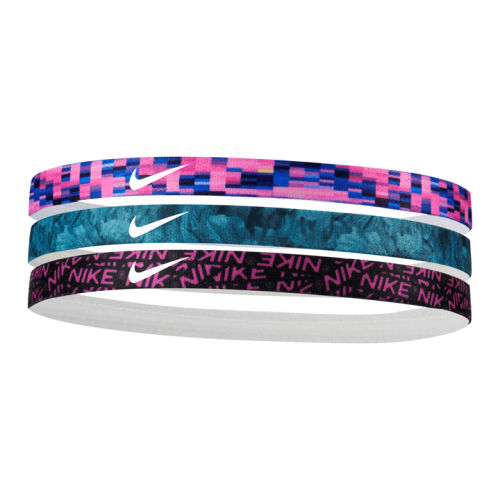 Nike Printed Headband 3pack 608 fuchsia/aqua/fuchsia Nike Printed Headband 3pack 608 fuchsia/aqua/fuchsia