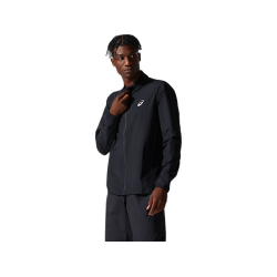 Asics silver jacket 2011B856-001 black mens