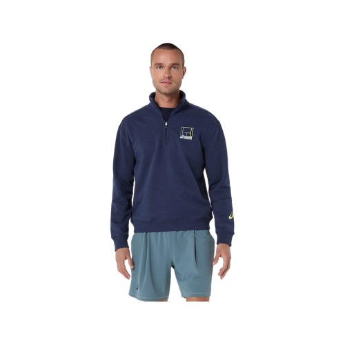 Asics Court Core Graphic Half Zip Sweatshirt 2041A384-400