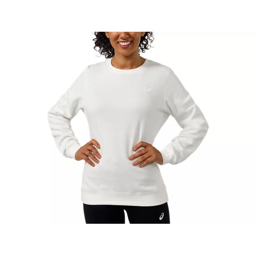 Asics Fleece Crew 2032D228-100 white ladies