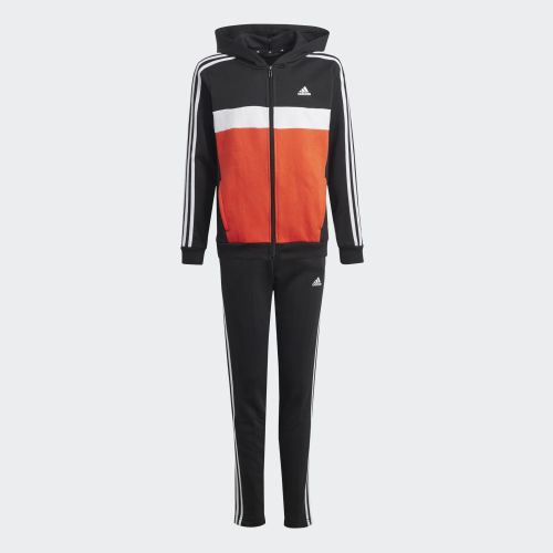 Adidas 3 Stripe TIB IY1792 Black Junior  Fleece Tracksuit