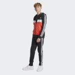 Adidas 3 Stripe TIB IY1792 Black Junior  Fleece Tracksuit